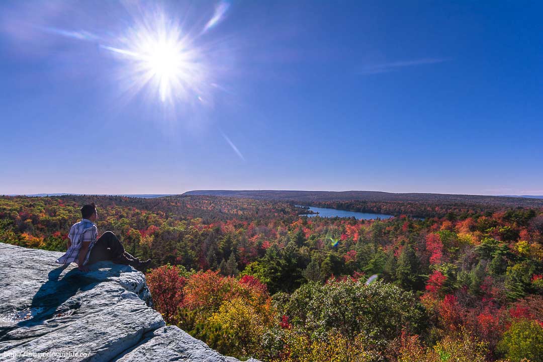 lake minnewaska fall foliage